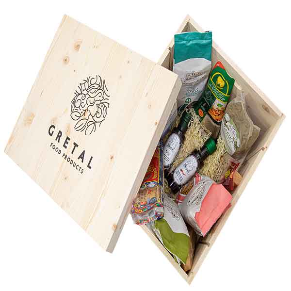 Gift box Wooden with typical "Primo Piatto" Contains 6 pcs