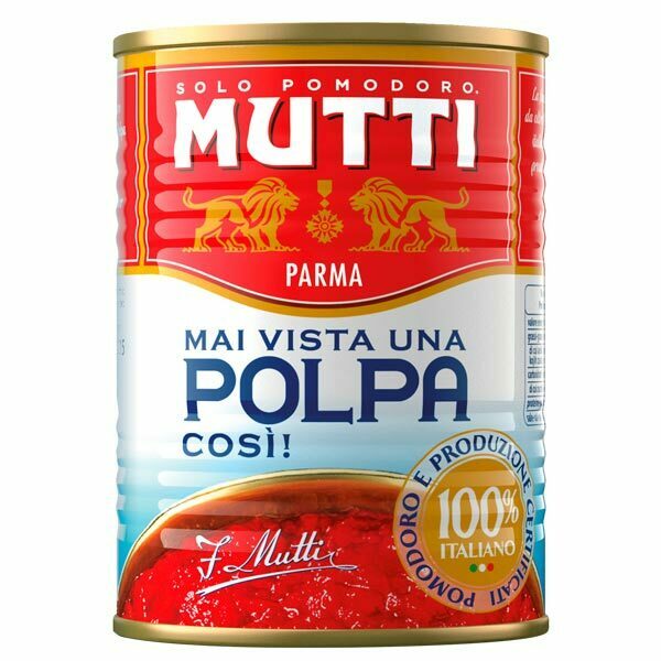 Polpa di pomodoro Mutti 400gr. Gretal Food Products