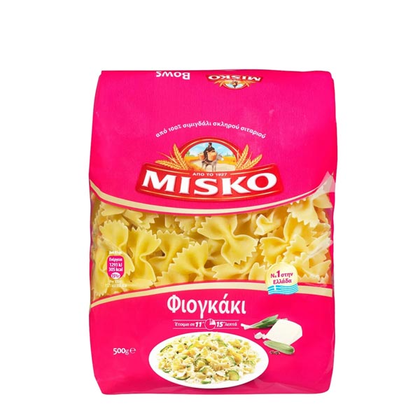 Pasta Farfalle Misko Bows Bag 500gr