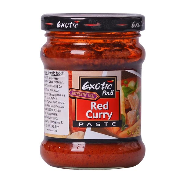 Red Curry Paste Exotic Food 220gr
